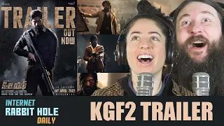 KGF Chapter 2 Trailer | Kannada |Yash|Sanjay Dutt|Raveena| irh daily REACTION!