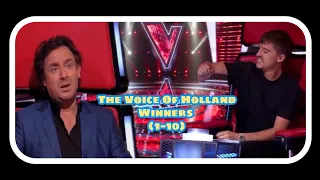 WINNERS BLIND AUDITIONS IN THE VOICE HOLLAND (1—10)