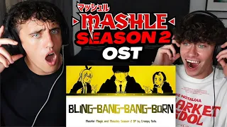 Our First Time Reacting To MASHLE: Season 2 - Opening "Bling-Bang-Bang-Born" | Reaction