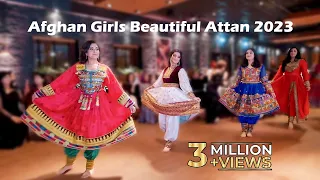 Afghan Girls Beautiful Attan Dance in Wedding 2023 | Axmedia | 4K