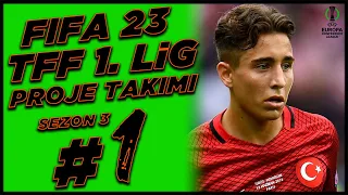 EMRE MOR ÖYLE İSTEDİ / YENİ TRANSFERLERLE KONFERANS // TFF 1. LİG FIFA 23 KARİYER BÖLÜM 10 (SEZON 3)