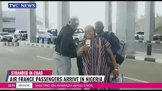 Nigeria Air France Passengers Arrive in Nigeria