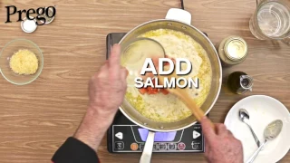 Prego Fettuccine Salmon Carbonara - 60secs Video Tutorial