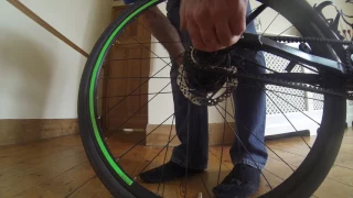 How to repair a puncture on a Cube hyde race 2017 gates belt alfine model