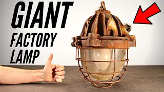Antique Factory Lamp - Restoration