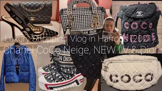 Luxury Shopping Vlog in Harrods (2021): Chanel Coco Neige and NEW Louis Vuitton & Dior