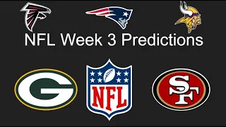 NFL Week 3 Predictions