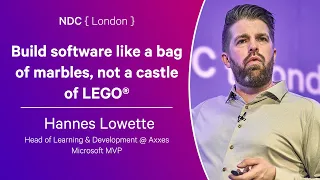 Hannes LowetteBuild software like a bag of marbles, not a castle of LEGO® -