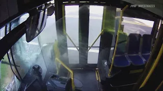 See it yourself: MARTA bus driver falls asleep before crash