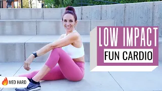 45 MIN FUN & SWEATY NO REPEAT MUSIC HIIT  WORKOUT | LOW IMPACT Calorie Burning Cardio🔥