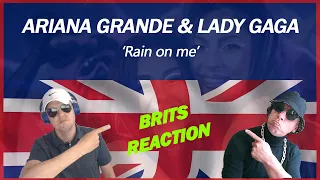 Lady Gaga, Ariana Grande - Rain On Me (BRITS REACTION!!!!)