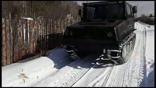 Самодельный гусеничный вездеход ИНОХОДЕЦ.  С комфортом по бездорожью.