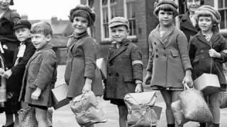 Evacuation of children during the World War II