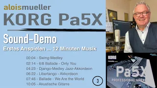 Pa5X - 12 Minuten Sound-Demo - Erstes Anspielen