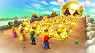 Mario Party 9 Boss Rush - Mario Vs Peach Vs Luigi Vs Daisy (Master Cpu)