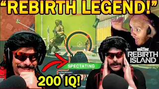 DrDisrespect & TimTheTatman IMPRESSED by a PRO Random in Rebirth Warzone! (200 IQ!)