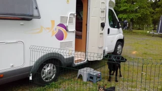 * "MOTORHOME DOG FENCING" , A CHEAP INVENTION 😃 (stars Percy Lab, Noo, 12 and Boo, 17)   180p