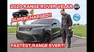 2020 RANGE ROVER VELAR SV REVIEW !!! FASTEST RANGE EVER MADE ?!