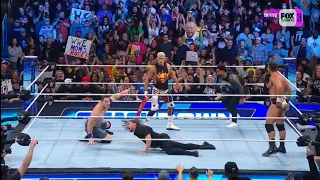 John Cena, Jey, Knight & Cody atacan a Bloodline & Judgment Day - WWE SmackDown Español: 06/10/2023
