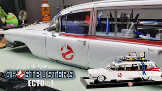 Build the Ghostbusters Ecto-1 - Part 83,84,85 and 86 - Finishing the Left Door and Left Rear Door