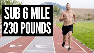 Weightlifter vs Running Record Mile Time - Hybrid Training