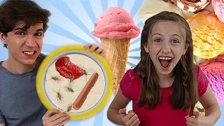 ICE CREAM CHALLENGE *Disgusting & Funny*