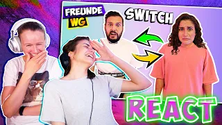 KATHI & DANIA REAGIEREN AUF DIE VERRÜCKTESTE FREUNDE WG FOLGE! Rollentausch bei Merle & Sam