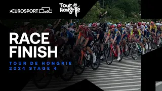 FANTASTIC WIN! 🙌 | Tour Of Hungary Stage 4 Race Finish | Eurosport Cycling