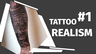 Tattoo Realism | Тату тигра в реализме