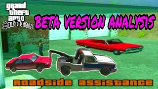 Beta Version Analysis : Misi Roadside Assistance GTA San Andreas - Paijo Gaming