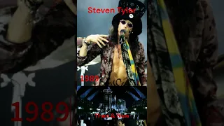 Steven Tyler "Aerosmith" then and now #steventyler  #aerosmith  #joeperry   #tomhamilton