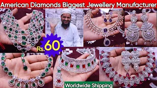 Latest Premium Bridal American Diamonds Jewellery Collection 2024 | Trendy Designer Jewellery Delhi