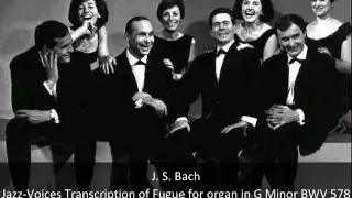 J. S. Bach - Fugue for organ in G Minor BWV 578 - Jazz-Voices Transcription
