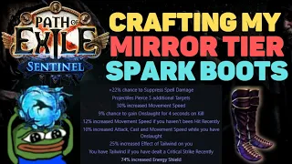 How I Crafted my Mirror-Tier Spark Boots for CI Aurastacker [Path of Exile 3.18 Sentinel]