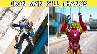 GTA V IRON MAN KILL THANOS | #shorts #gta5 #viral