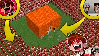 1,000,000 DE BEN 10.EXE VS CASA DE LAVA | ¿PODREMOS SOBREVIVIR? MINECRAFT TROLL + ROLEPLAY