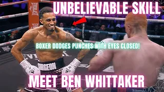 Unbelievable Skill: Boxer Dodges Punches with Eyes Closed! Meet Ben Whittaker #Boxing #BenWhittaker