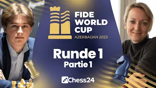 FIDE World Cup 2023 - 1. Runde - Partie n°1 mit TheBigGreek! Teil 2/2