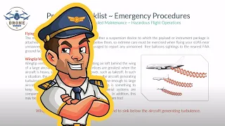 FREE FAA Part 107 Remote Pilot Lesson: Emergency sUAS Procedures (Applicable thru 2024)