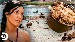 Adam e Samantha enfrentam animais selvagens | Largados e Pelados | Discovery Brasil