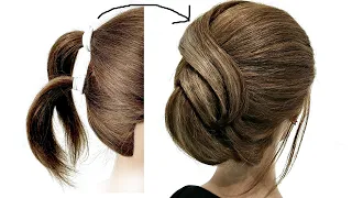 Объемный Пучок за 2 секунды на КОРОТКИЕ ВОЛОСЫ. Volume Bundle in 2 seconds for SHORT HAIR.