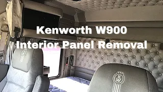 Kenworth W900 Interior Sleeper: Panel Removal Part 1