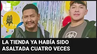 Asesinan a un padre hispano y a su hijo en medio de un asalto a su tienda: familia exige justicia
