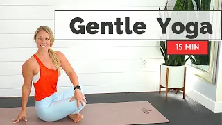 GENTLE YOGA FLOW | 15 Minutes of a Low Impact Gentle Yoga Session