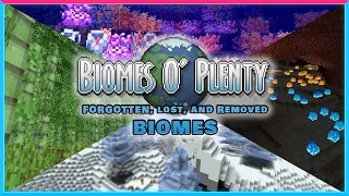 Minecraft Biomes O' Plenty Forgotten, Lost, and Removed Biomes