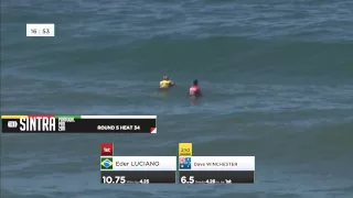 IBA Bodyboarding Sintra 2011 Eder Luciano vs Dave Winchester.