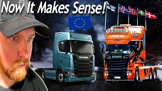 American Reacts to Why Nordic Trucks Are Different Than The Rest..