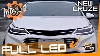 [DIY/TUTORIAL]  Cruze 2018 - 2022 - Faróis GQ LED 3-PRO - Full LED + DRL