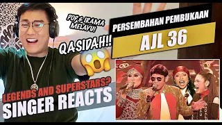 Mas Idayu, Dato' Jamal Abdillah, Ayda Jebat, Cassia  - Persembahan Pembukaan [AJL36] | REACTION