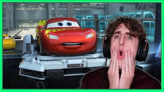 Lightning's First Time Racing on The Simulator | Pixar Cars *REACTION*